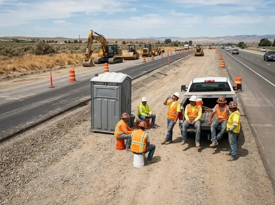 highway-road-construction-crew-007 — frequently asked questions, Porta Potty and Restroom Rentals in Panther Valley, NJ
